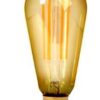 E27 LED Filament Lamp 6w ST64 Amber - Afbeelding 2
