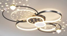 Moderne Luxe Star Woonkamer Kroonluchter Smart Plafond Lamp